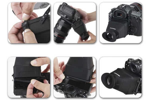 GGS LCD Universal Optical Viewfinder (S8) for DSLR ILCE (UK Stock) BNIB 3x Magni - Image 3 of 4