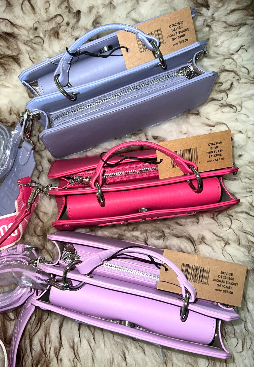 Steve Madden BEVIE DT623890 Black, Pink, Violet Satchel Crossbody