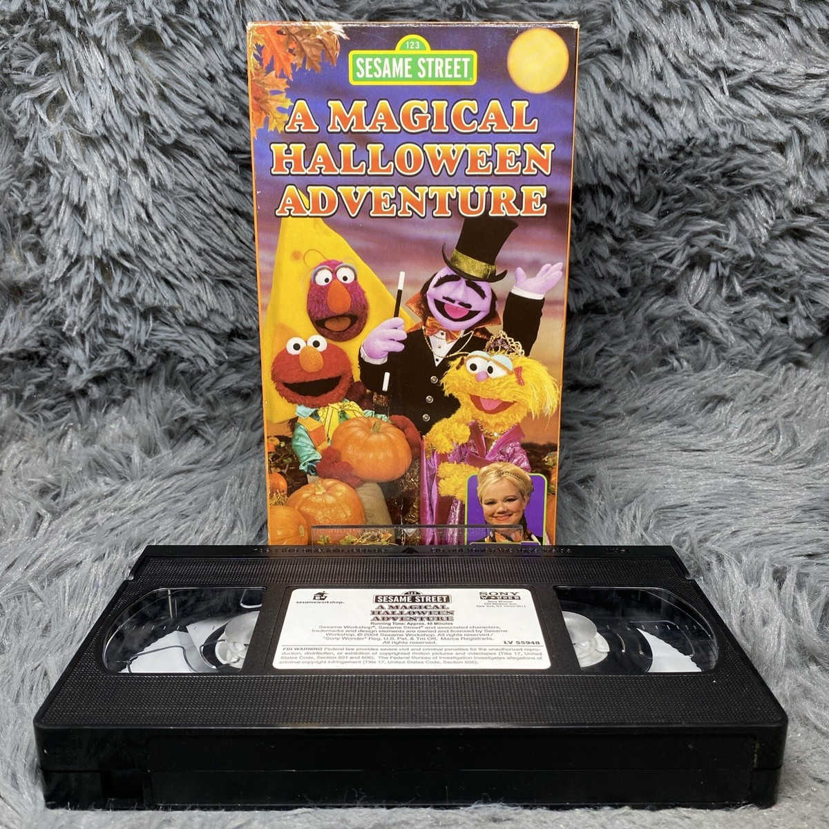 Sesame Street A Magical Halloween Adventure VHS Tape 2004 PBS Kids