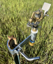T-POST SPRINKLER & MADE IN SPAIN 1/2" BRASS IMPACT SPRINKLER COMMERCIAL QUALITY