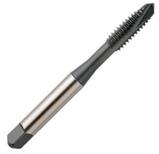 M6 x 1 D5 3 Flute Spiral Point Plug Tap HSSE-V3 Hardslick Coated F/Stainless