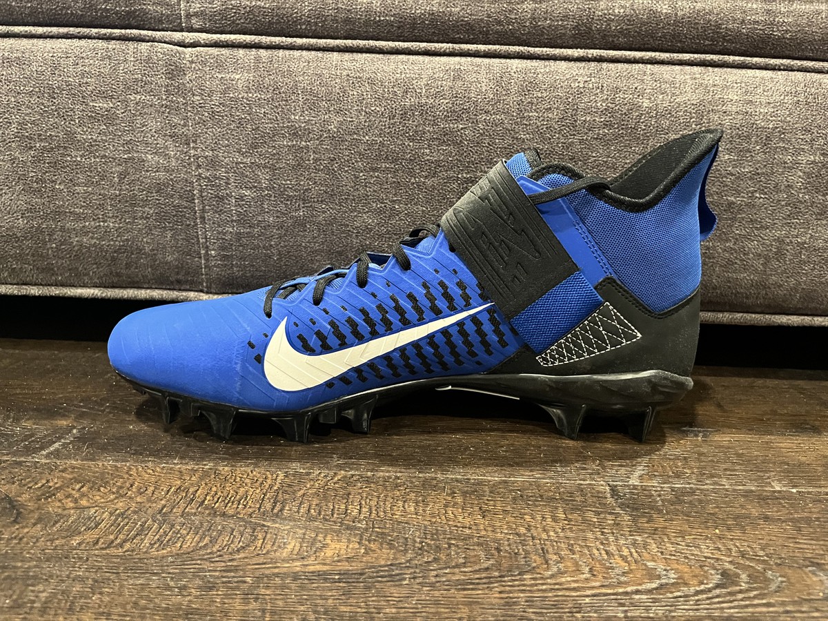 Nike Alpha Menace Pro‎ 2 Men\'s 11 Royal Blue Football AQ3209 402 Nike Alpha Menace Pro 2 Mid Football Cleats Royal Blue Mens  main image 2