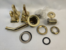 Vintage Polished Brass Bathroom Misc Parts  Pieces See Pics New