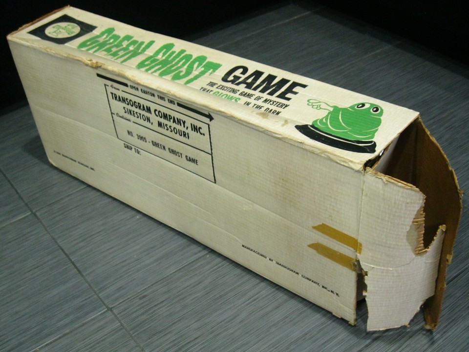 Vintage 1960's Transogram Green Ghost Haunted Game Box Only | eBay