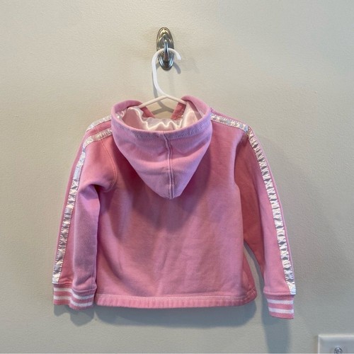 Nike girls long sleeve full zip hoodie sweatshirt in size 4t pink - Picture 2 of 4