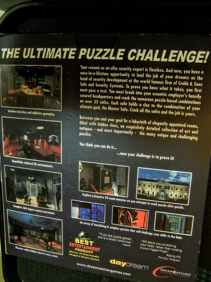 Safecracker PC Game : Big Box - Rare - Image 2 of 2