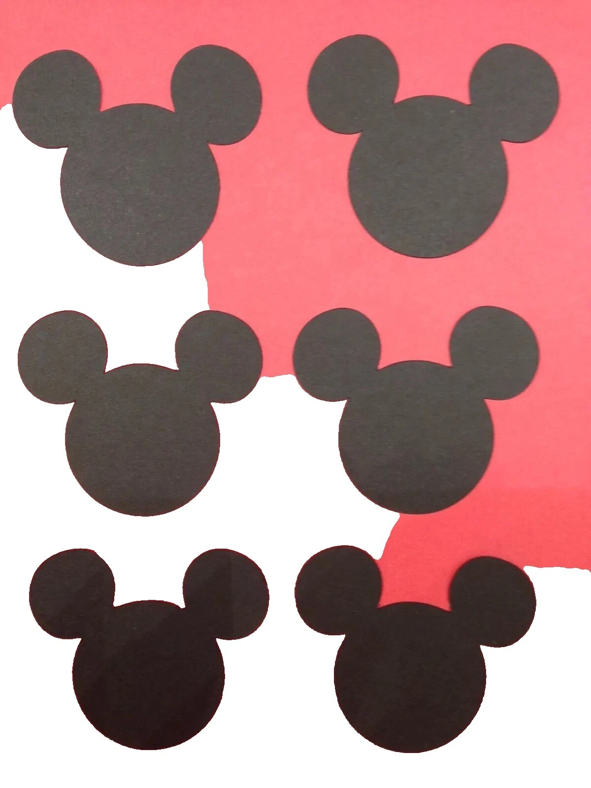 Scrapbooking Negro formas troqueladas y punchies