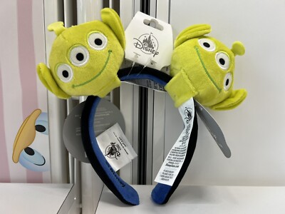 Disney Parks 2024 Create Your Own Plush Character Headband Toy Story Alien New NEW! Toy Story Little Green Aliens Ear Headband now  main image 3
