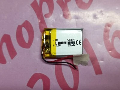 ARDUINO Batterie a litio cella da 3.7 v 200mAh misura 502025 per dispositivi elettrici