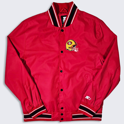 San Francisco 49ers Starter Black Label Windbreaker Jacket - NFL