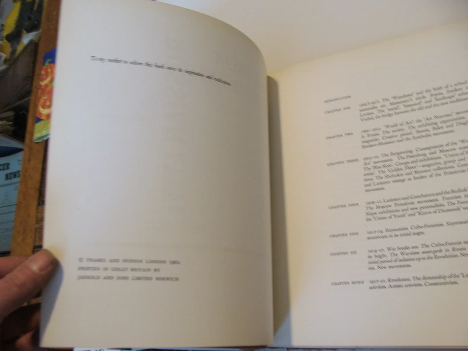 vintage book: THE GREAT EXPERIMENT: RUSSIAN ART by Camilla Gray 1962 1st ed. - Image 4 of 4