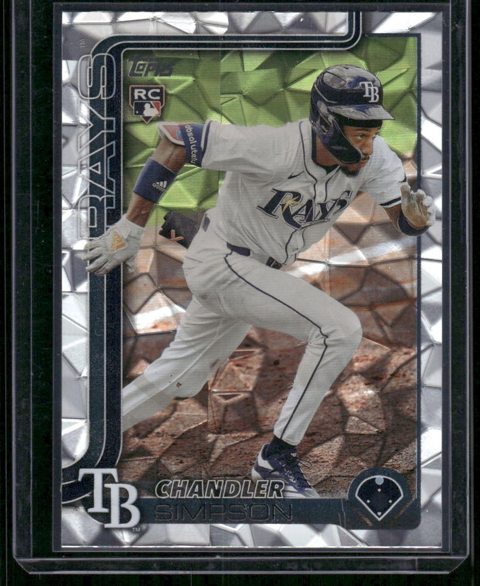 2025 Topps Update Series Chandler Simpson #US277 RC Rookie Diamante Foil