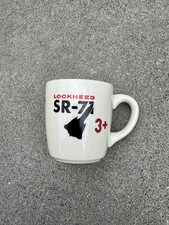 Vintage Lockheed "Skunk Works" SR-71 "Blackbird" Mach 3+ Mug