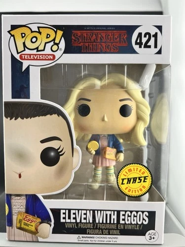 Funko Pop! Vinyl: Stranger Things - Eleven with Eggos (Chase) #421