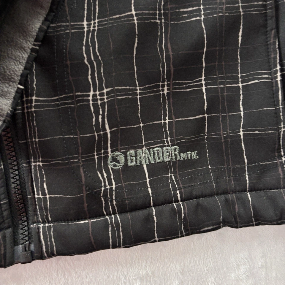 Chaqueta de lluvia para mujer Gander Mountain negra forrada de lana talla L abrigo de exterior y2k Foto 4 de 4