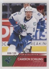 2021-22 Upper Deck AHL Exclusives 88/100 Cameron Schilling #88 0e0c