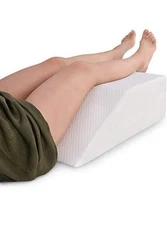 Leg Elevation Pillow with Memory Foam Top 