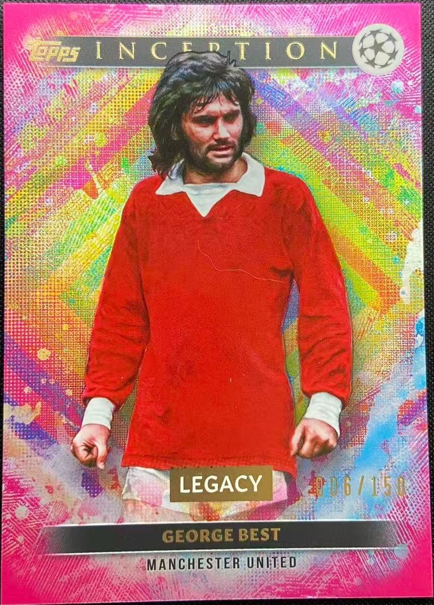 George Best Inception Card 2024-25 Topps Inception Uefa Club Competitions - Legacy George Best #20 ...