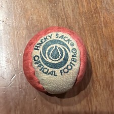 Vintage 80s Original Hacky Sack Official Footbag Hand Made 2-Panel 4151994
