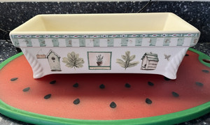 Original Pfaltzgraff Naturewood Herb Planter Stoneware Gently Used ~ If ever🇺🇸