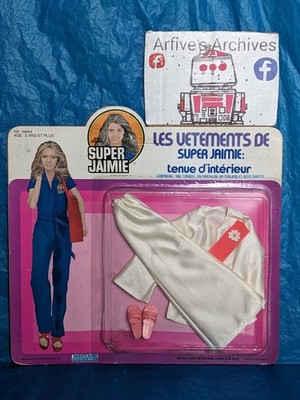    Vintage Bionic Woman Fashions SUPER JAIMIE SILK N SATIN Meccano France   