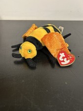 Ty Beanie Baby Buzzie the Bee Stuffed Toy Mint with Tags