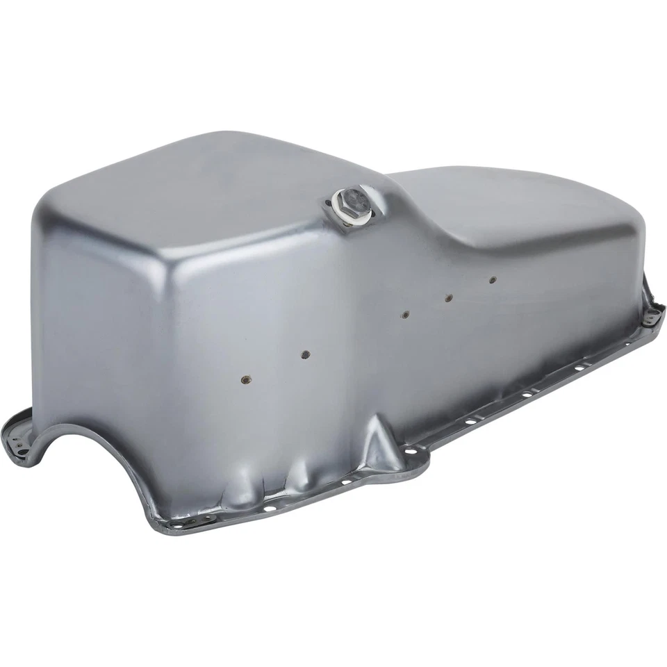 Stock cárter de aceite de acero crudo, se adapta a Chevy bloque pequeño 1957-79 Foto 4 de 4