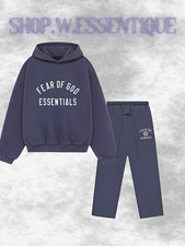 Fog ESSENTIALS MARINE SET hoodie pant size-S fast/free shipping 