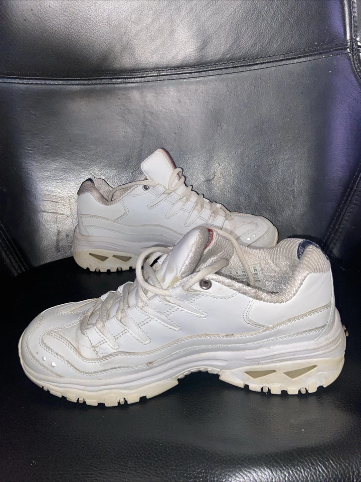 SKECHERS Energy Sport Women's 9 Lace up Casual Shoes White - Image 2 of 4