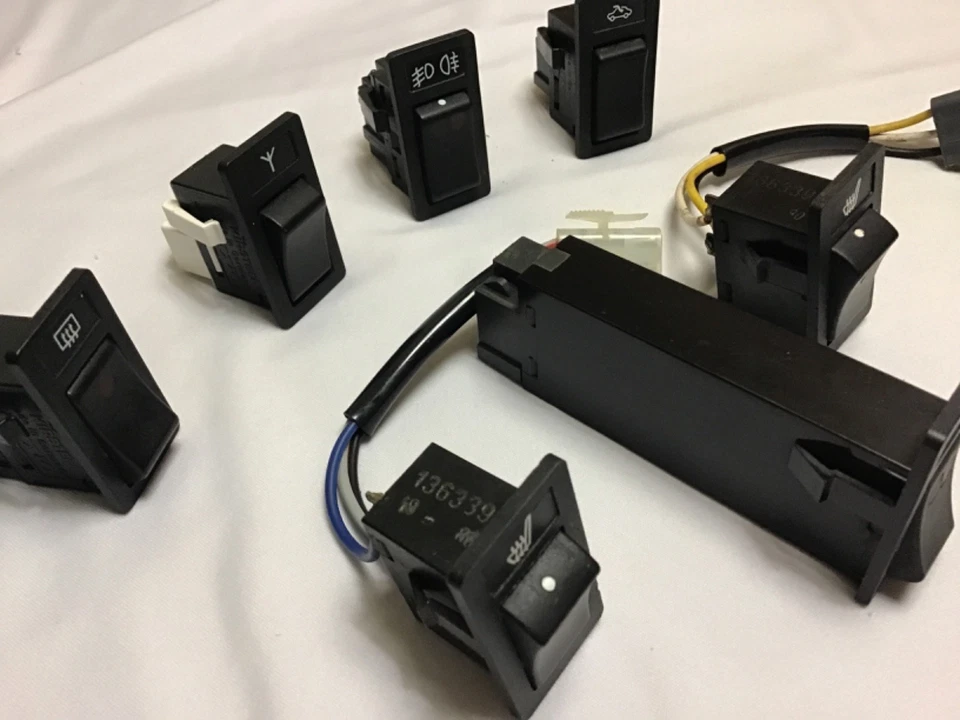 🇸🇪LOTE DE 13 INTERRUPTORES VOLVO 740 940 (90-95) RAROS OEM* RELOJ FAROS TECHO CORREDIZO++ Foto 4 de 4