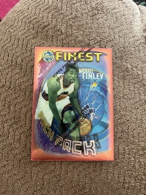 1995-96 Topps Finest Michael Finley Rack Pack Rookie RC #RP-5 Suns