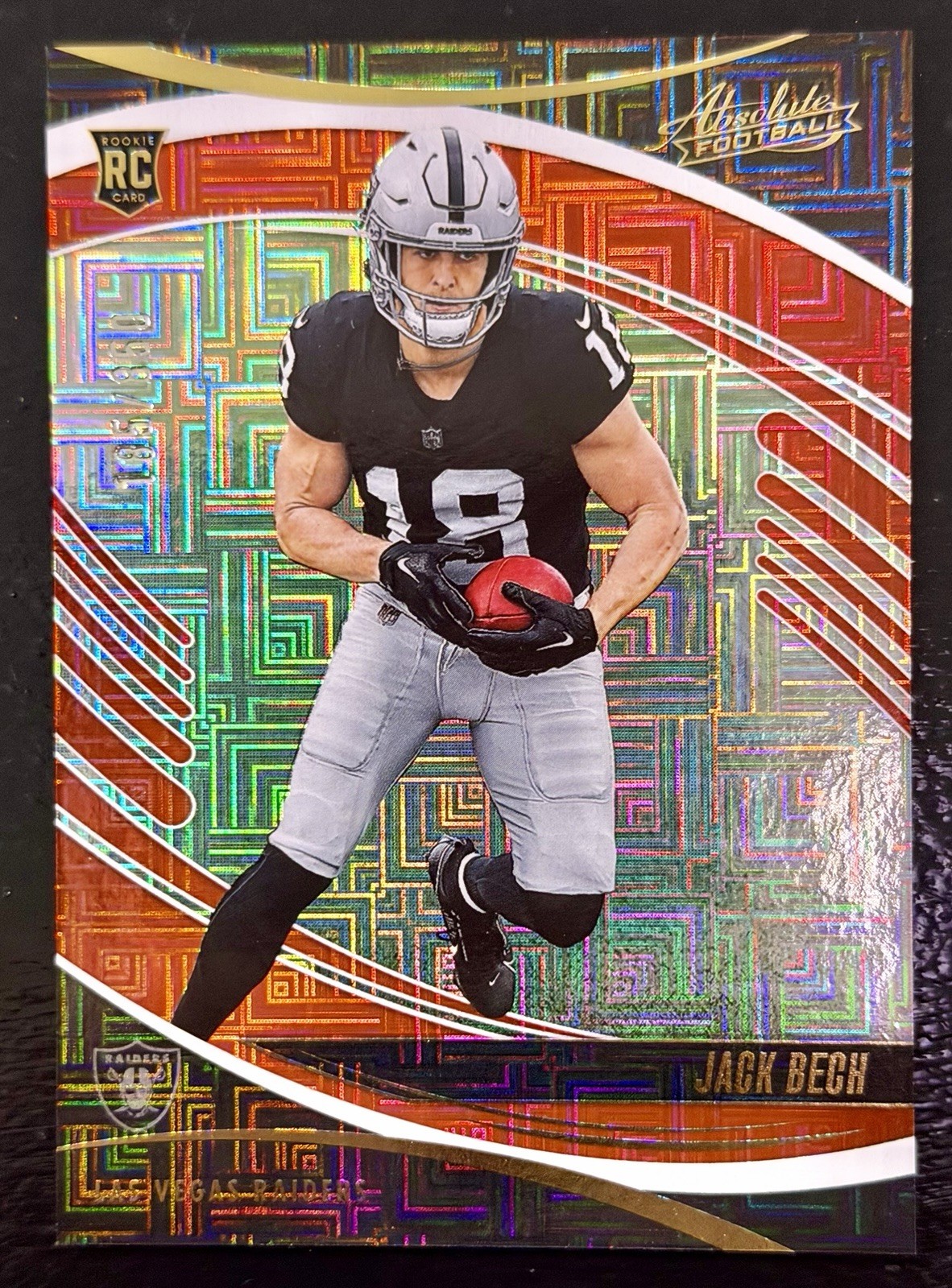 2025 Panini Absolute #128 Jack Bech Red Squares #185/850