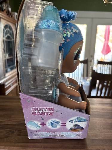 Glitter Babyz January Snowflake Baby (Blue) with 3 Magical Color ...