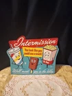Vintage Intermission Tin Sign