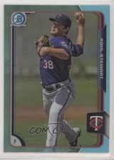 2015 Bowman Draft Chrome Sky Blue Refractor Kohl Stewart #148 z6b