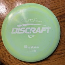 Discraft ESP BUZZ 175g, 5X McBeth Edition, Swirly Blues and green 