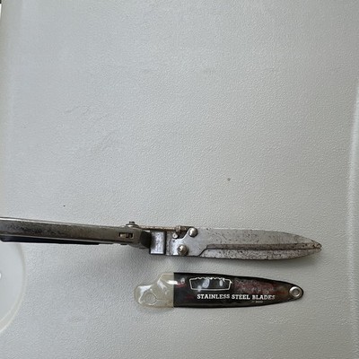 Craftsman Hedge Shears 6in Stainless Steel Blades Lever Action Push Button Lock
