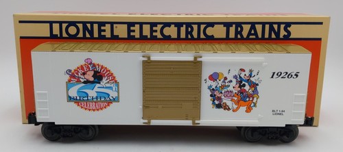 Lionel 6-19265 O Gauge Mickeys 65th Birthday Hi-Cube Boxcar LN/Box | Condition: Used