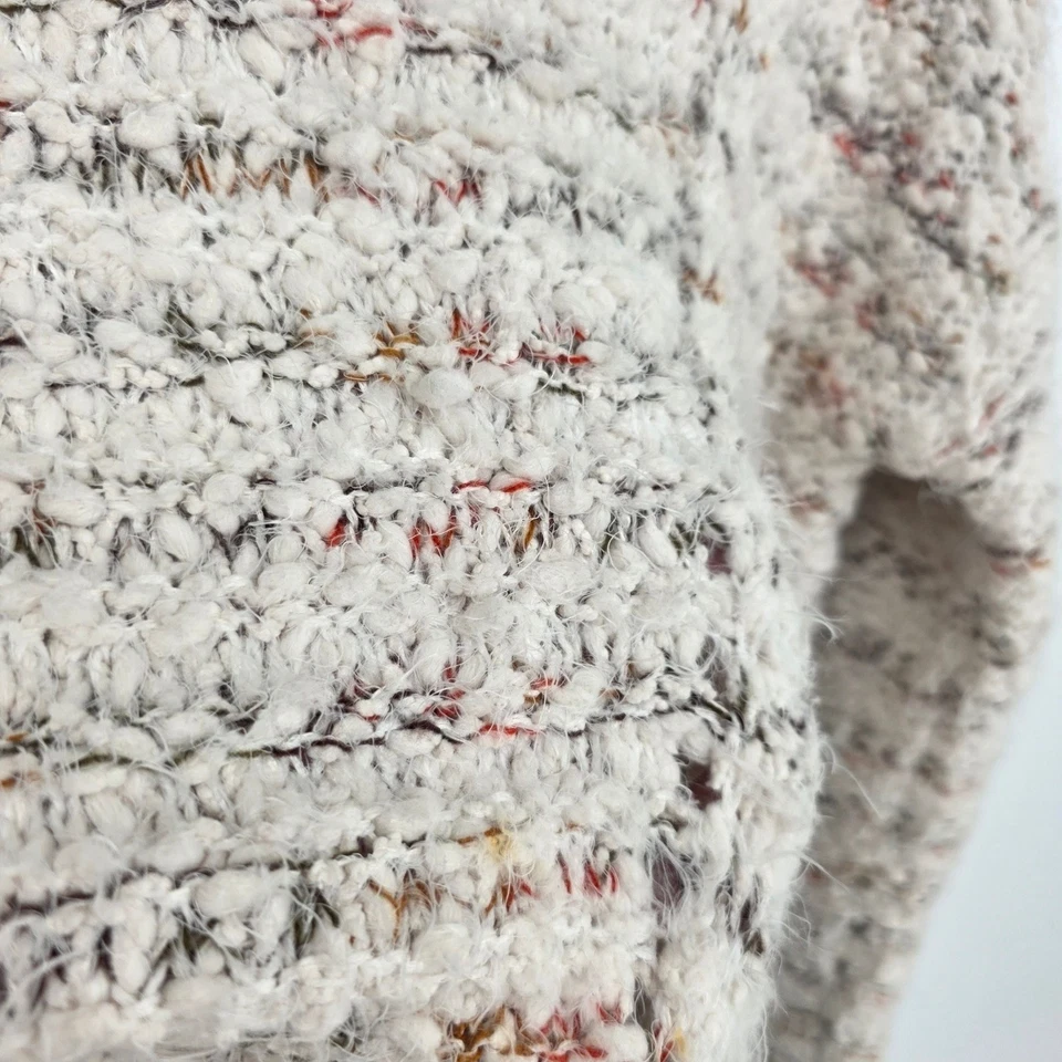 Suéter grueso tejido multicolor Altar'd State para mujer cuello redondo talla S/M Foto 3 de 4