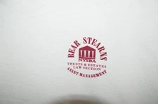 VTG 90's Bear Stearns Asset Management T-Shirt Men’s XL Rare NYSE NYSBA BSC