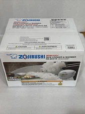 Zojirushi NS-ZCC10 5-1/2-Cup Neuro Fuzzy Rice Cooker and Warmer - Premium White