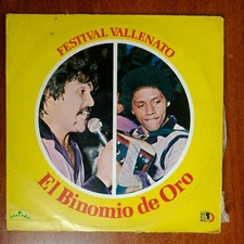 El Binomio De Oro ‎– Festival Vallenato [1982] Vinyl LP Costeño Colombia