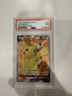 Pikachu v Full Art Holo Card 157/172 Swsh09 Brilliant Stars PSA 9