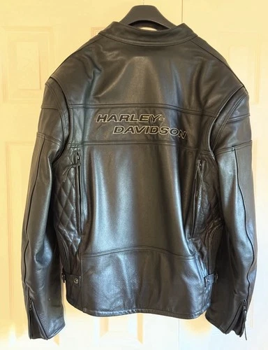 Harley-Davidson Men's Genuine Leather Jacket Size XXL image 2