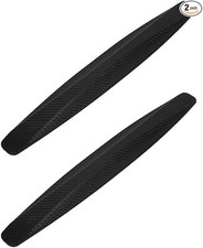 Pack of 2, Universal Rubber Anticollision Car Corner Bumper Guard ProtectorWhite