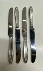 (D) Four International Prelude Sterling Silver Handled 9 Inch Knives 287 Grams
