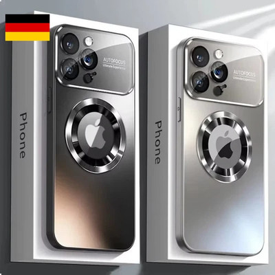 MagSafe Titan Metallic Schutzhülle für iPhone 17 16 15 14 13 12 Pro Max Plus Air
