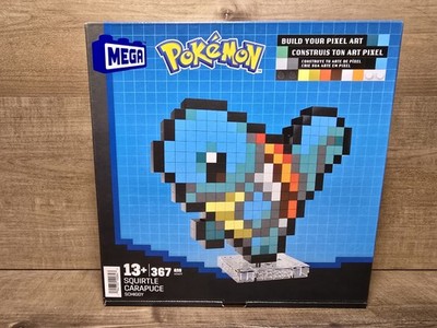 Mega Bloks Pixel art Pokemon Squirtle 367 pcs, sealed, Brand New