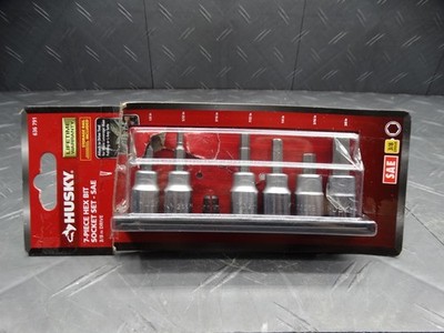 Husky 636-791 3/8 inch Drive Hex Bit Socket Set-SAE (6-Piece) H3DSAE7PCHBSSR
