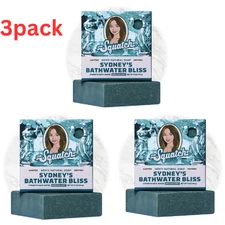 3pack Dr. Squatch Sydney Sweeney Bathwater Bliss Bar Soap LE 5000 - IN HAND COA
